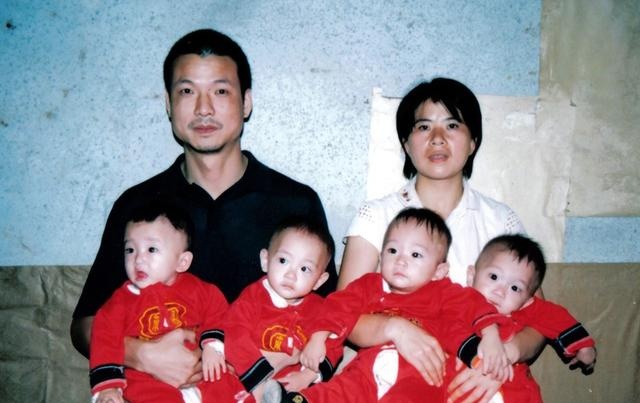 国庆当天诞下“四胞胎”，90后爸妈取名亮了，真是特别的缘分